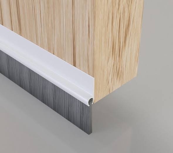 Protege Joint Bas De Porte 100cm aluminium Luxe16