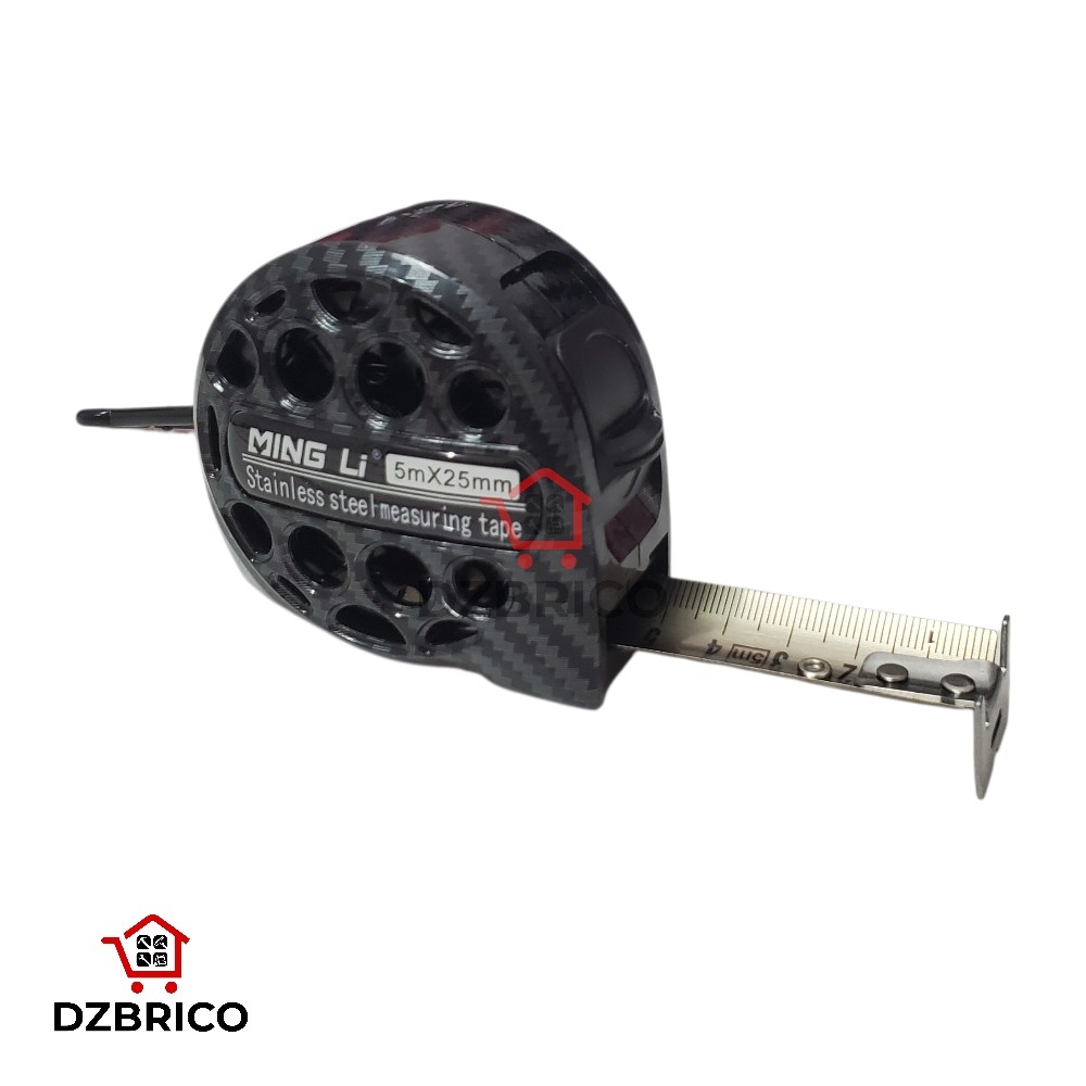 Mètre ruban à mesurer rétractable en acier inoxydable de 7,5 m×25mm