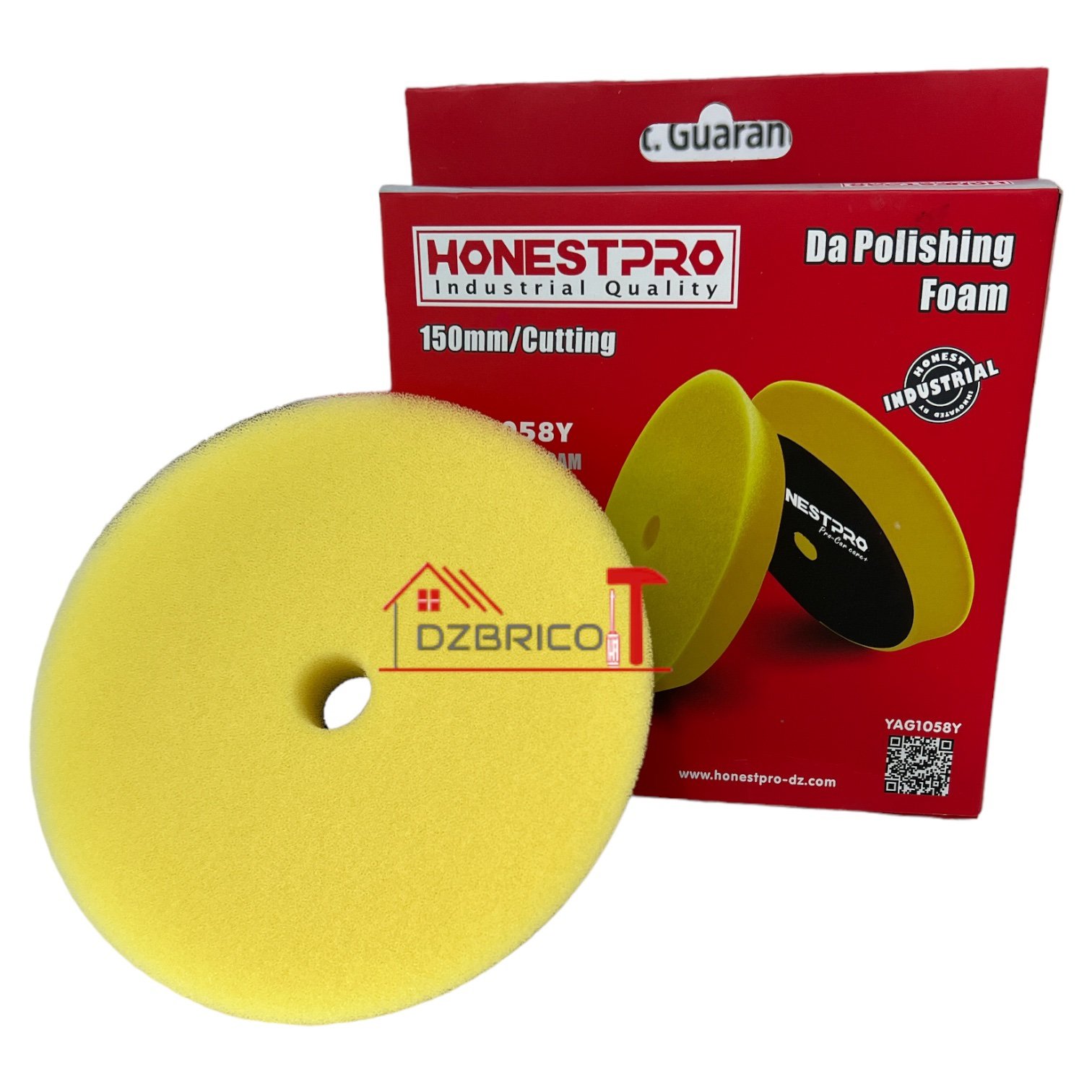 Éponge De Polissage 150mm Jaune HONESTPRO