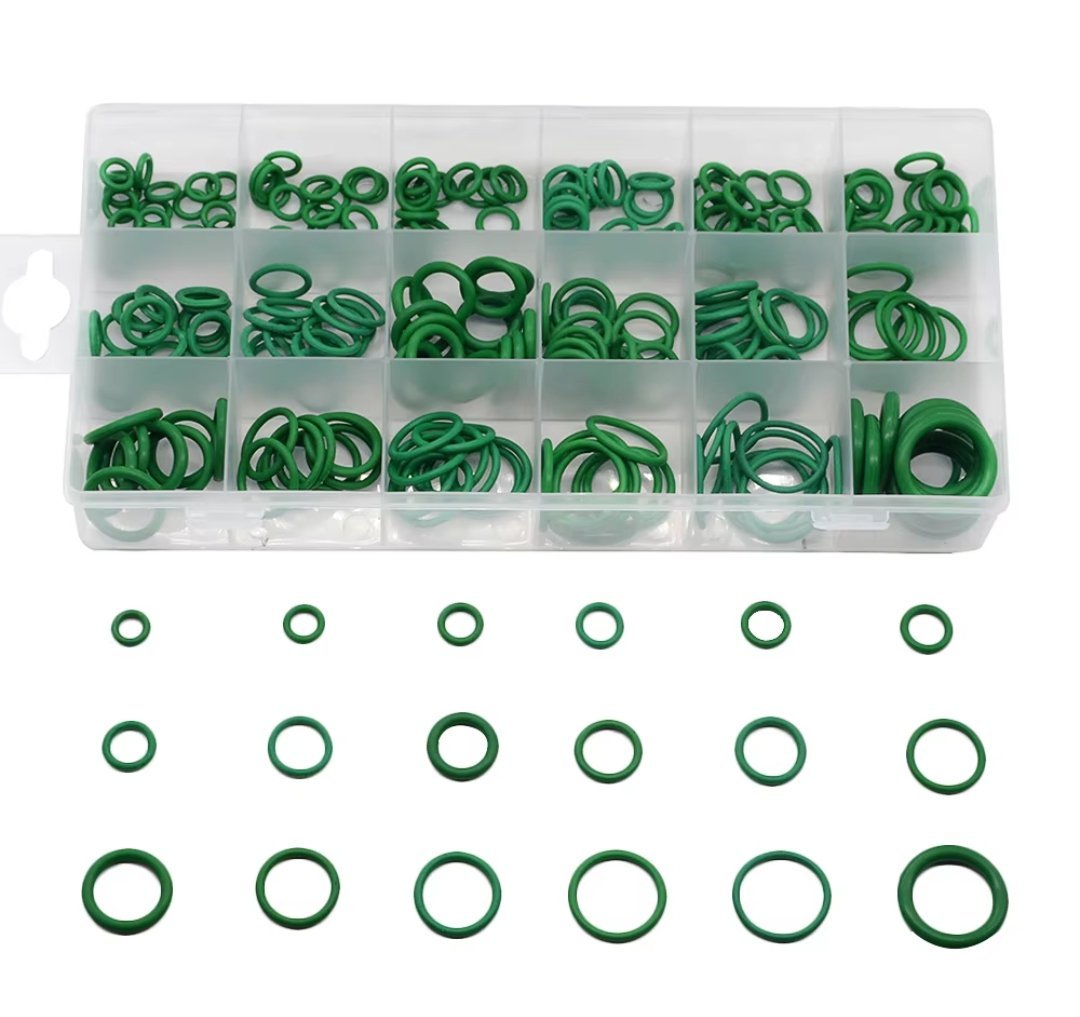 Boîte De joint Torique d'étanchéité vert 270Pcs