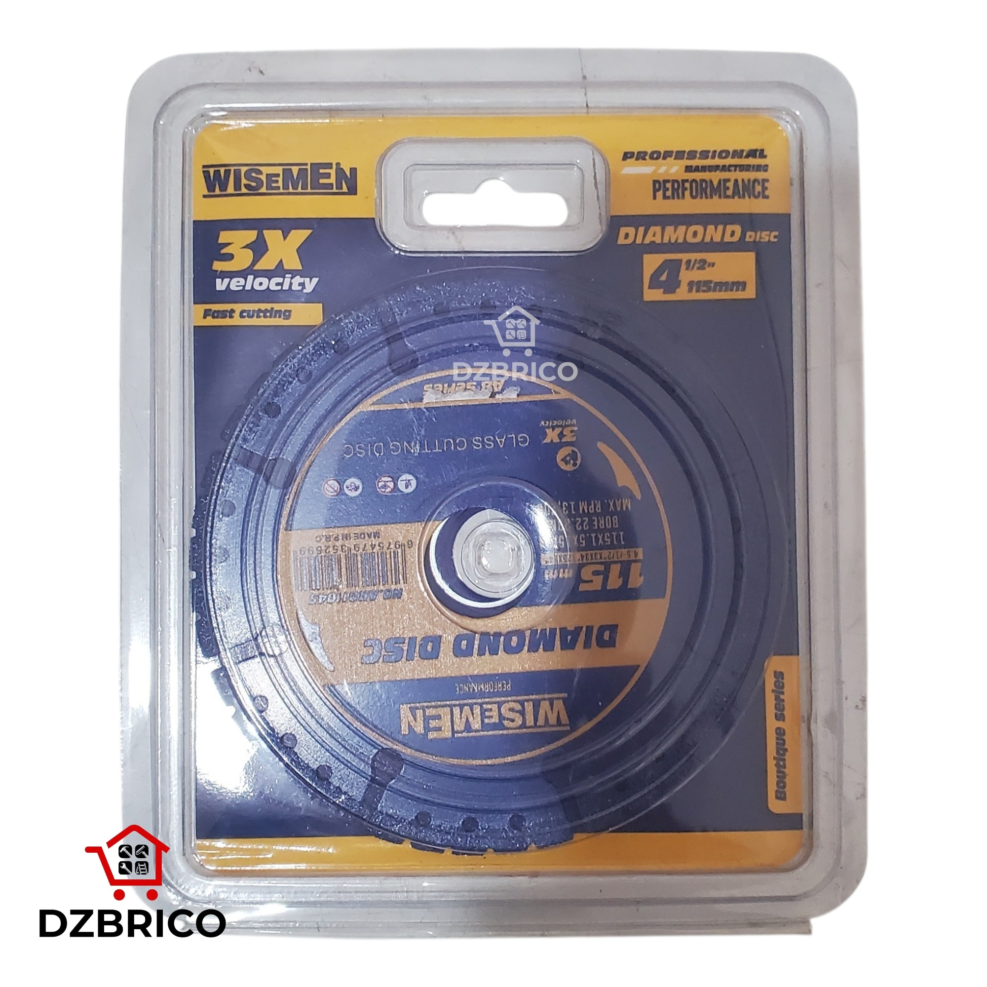 Disque multi-usages  115mm Wiseman