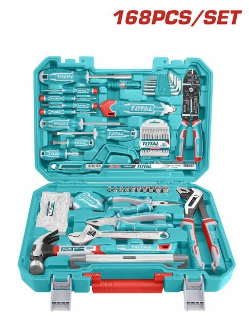 Caisse Outils Électricien 168 Pièces TOTAL