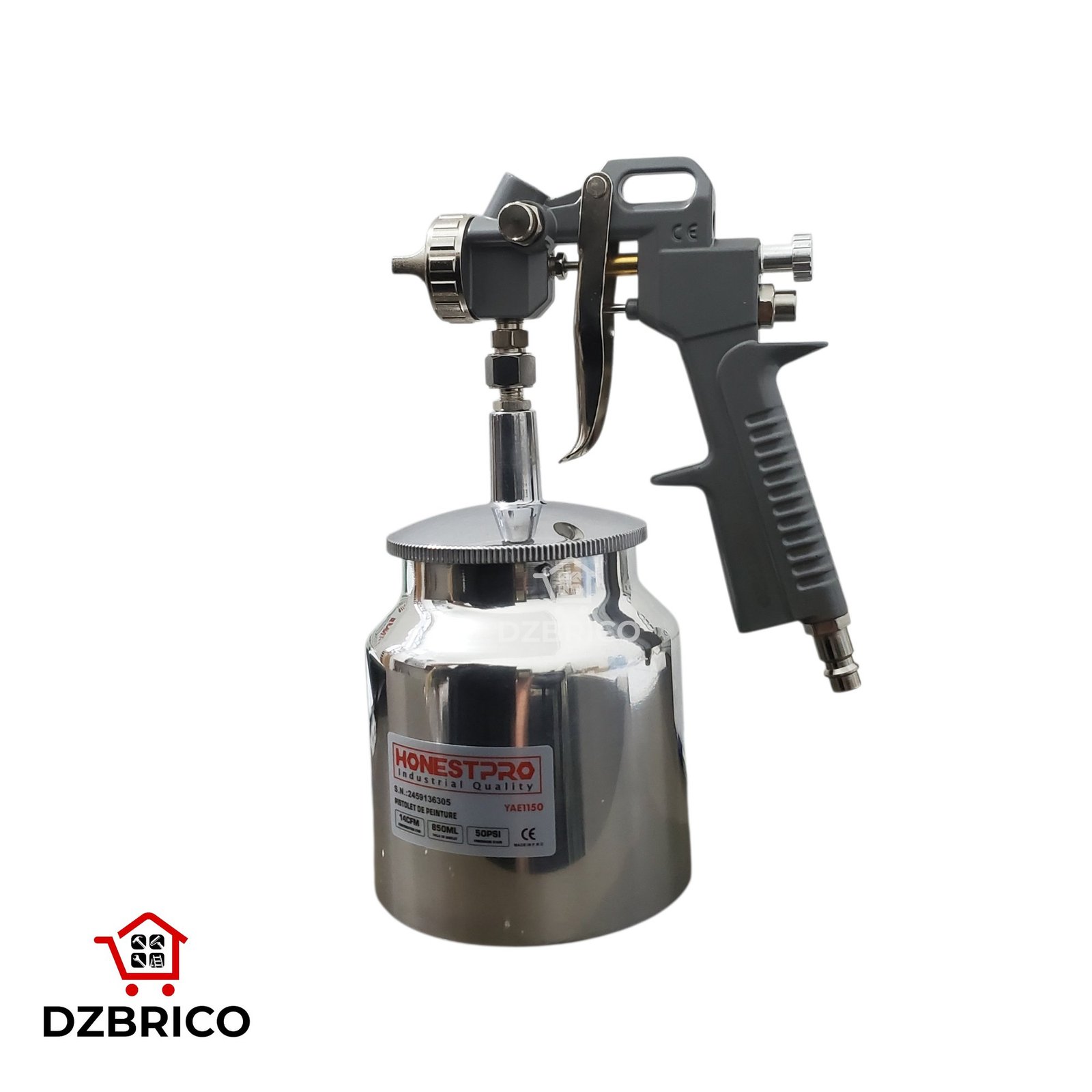pistolet à peinture pneumatique 85ml,buse2.0mm HONESTPRO