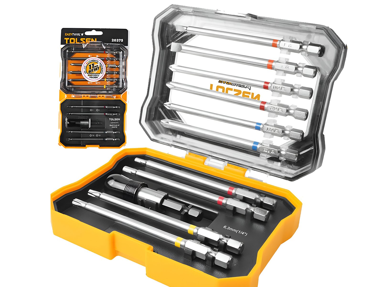 Coffret kit d'embouts long 11 Pieces TOLSEN