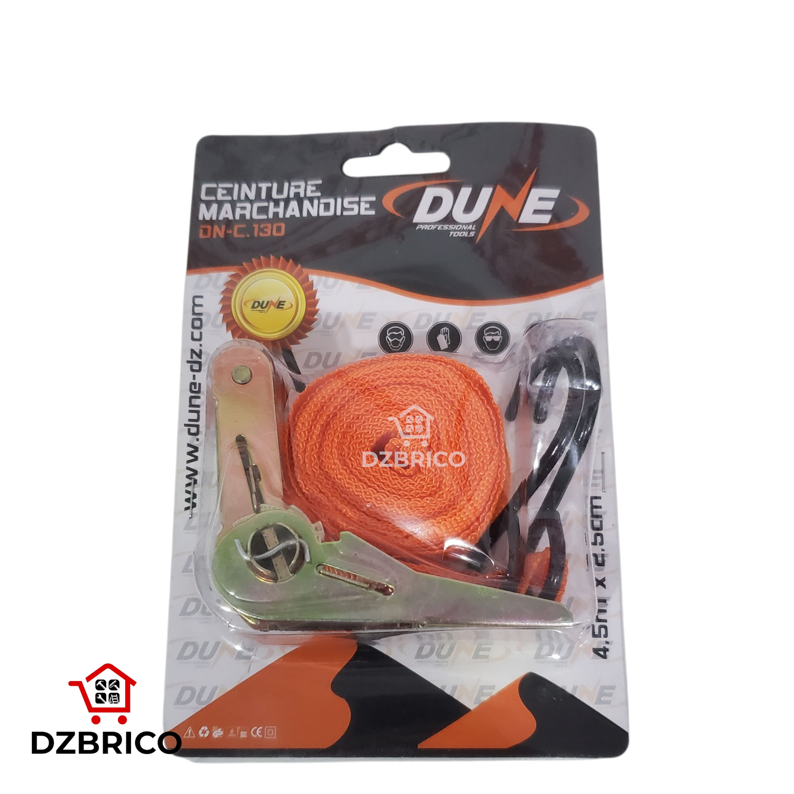 Sangle D'Arrimage 4,5m×2,5cm DUNE