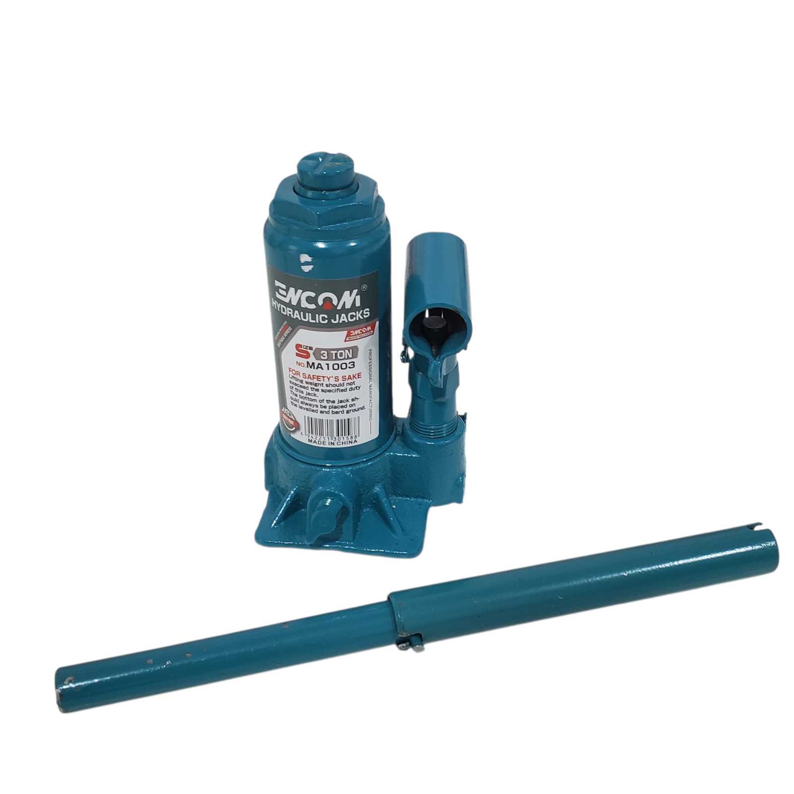 Cric Bouteille hydraulique 3 Ton EMCOM