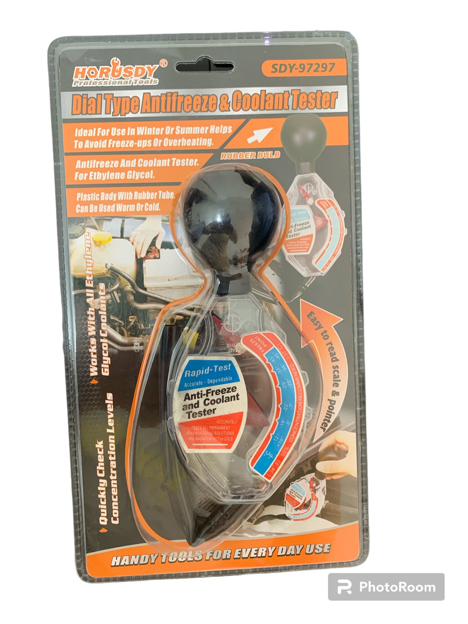 Testeur de liquide de refroidissement et d'eau, testeur d'antigel de batterie, mesure de contrôle anti-gel, royyl glycol, 1 pièce