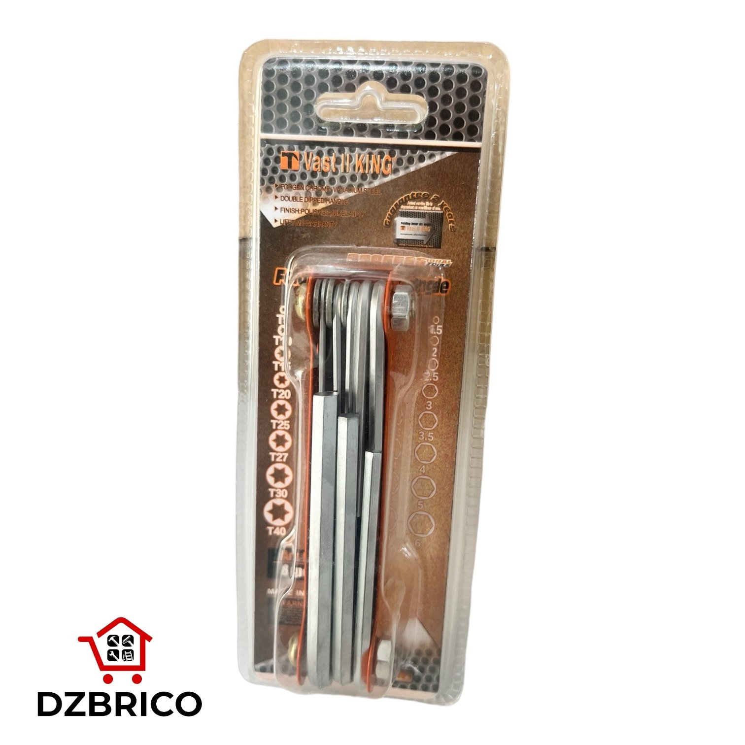 Jeux De Clé Allen Pliant 7pcs VASTKING