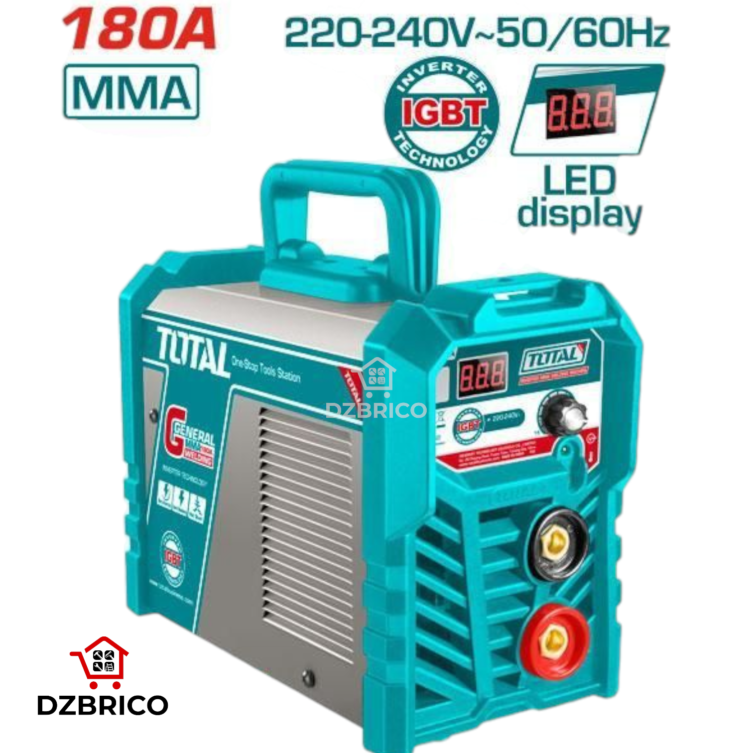 Poste a souder Inverter IGBT 180A TOTAL