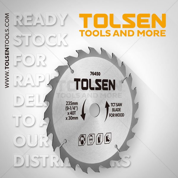 Disque A Bois 185mm 40T TOLSEN