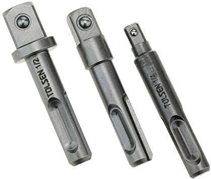Adaptateur SDS Plus - Clé à Choc (1/4", 3/8", 1/2") TOLSEN