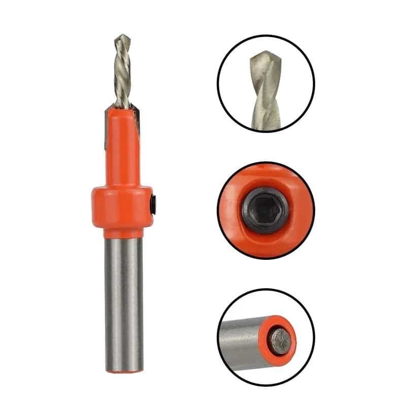 Mèche de toupie a bois 3.2x8mm