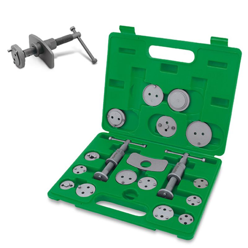COFFRET PISTON DE FREIN 18PCS ROUGE/GRIS TOPTUL