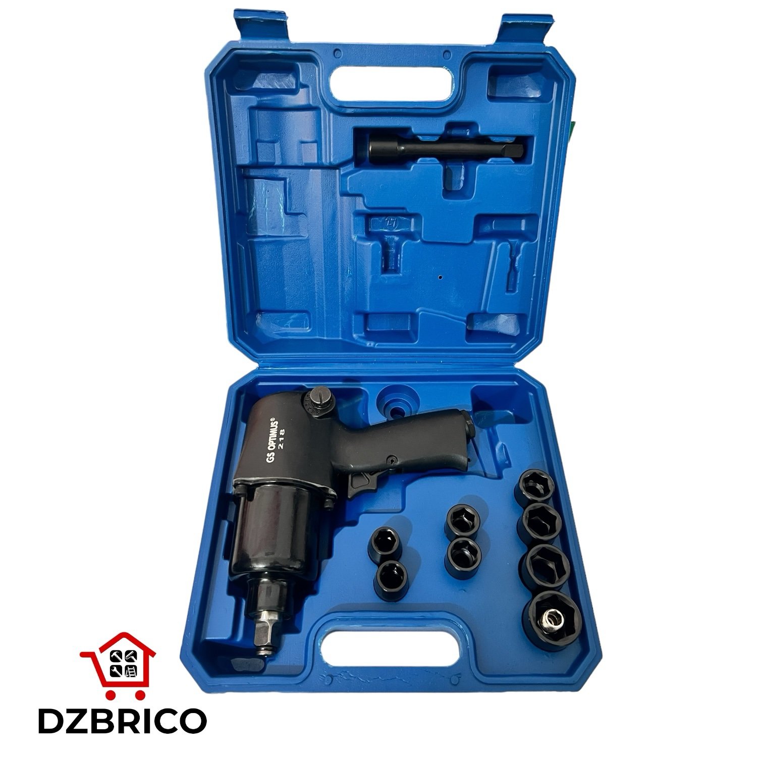 Kit Clé A Choc 1/2" industriel GS OPTIMUS