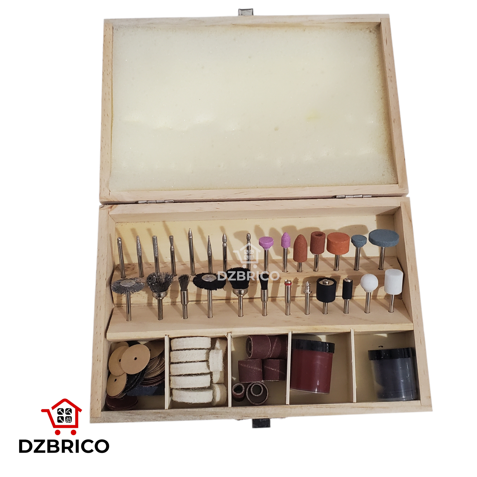 Coffret d'accessoires pour mini outils 100 pièce