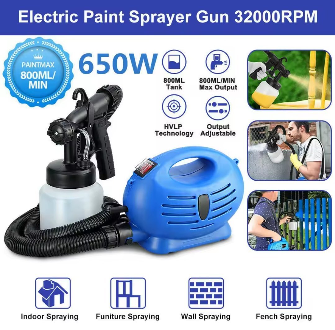 Pistolet de peinture Électrique 800ml 650W SL