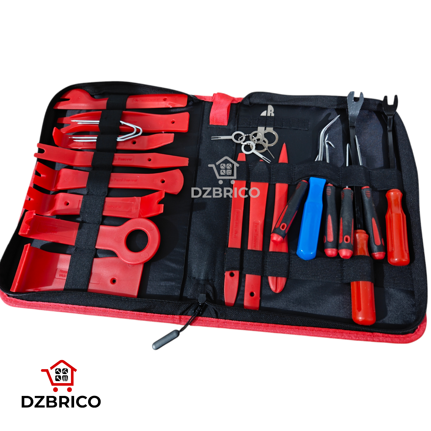 Kit arrache garniture auto, décor porte et tableau de bord 25 Pièces SFT