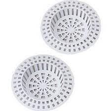 Grille pour Evier Blanc 2PCS - 8cm filtre plastique