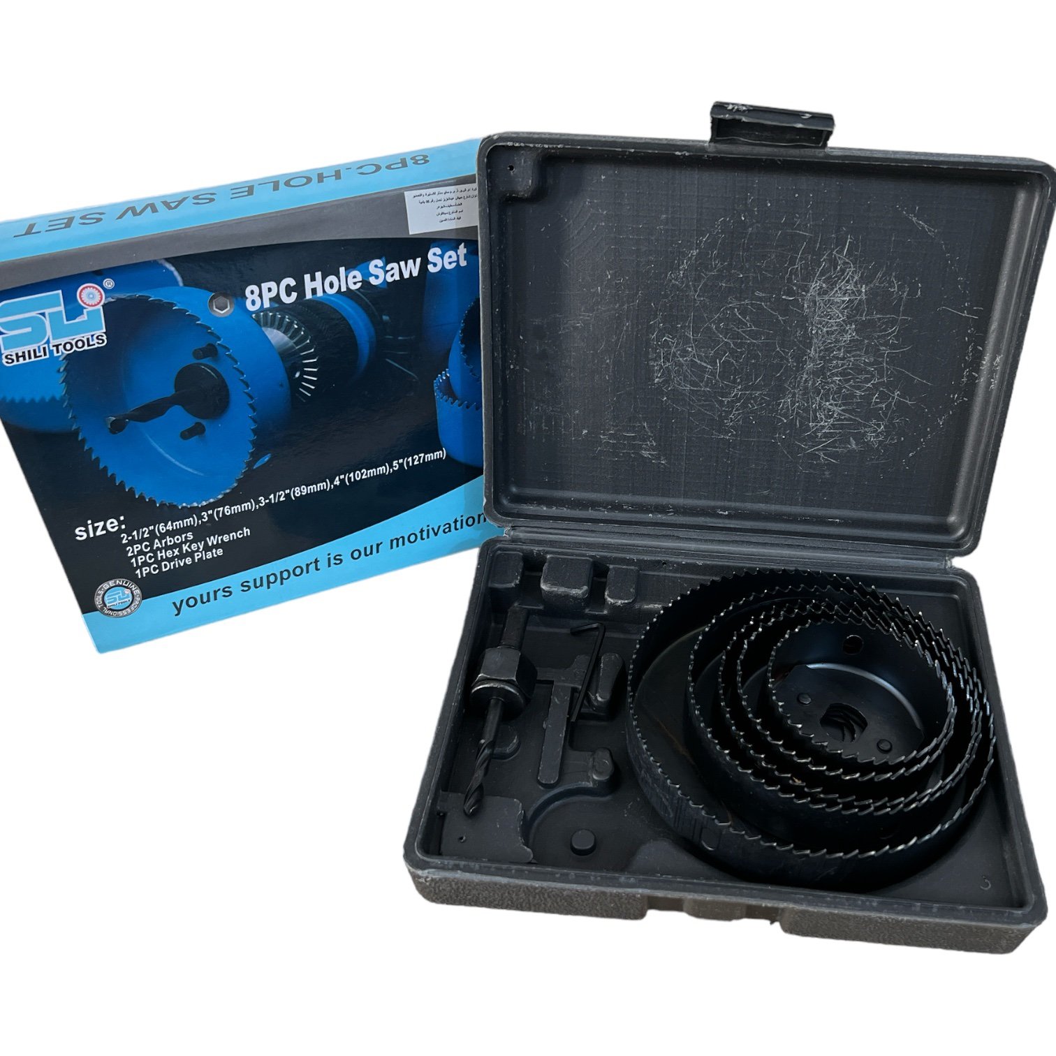 Coffret Jeux De Scie Cloches 8pcs 64-127mm