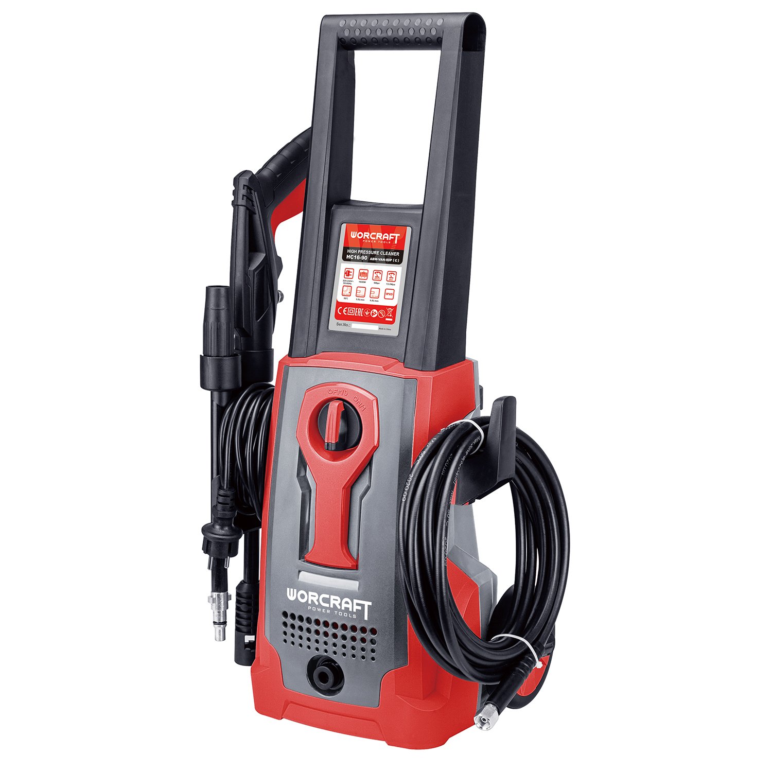 Nettoyeur Haute Pression 1600W WORCRAFT