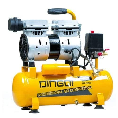 Compresseur d'air silencieux et sans huile 9L DINGQI