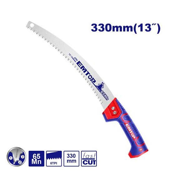 Scie A Bois D'élagage 13" 330mm EMTOP