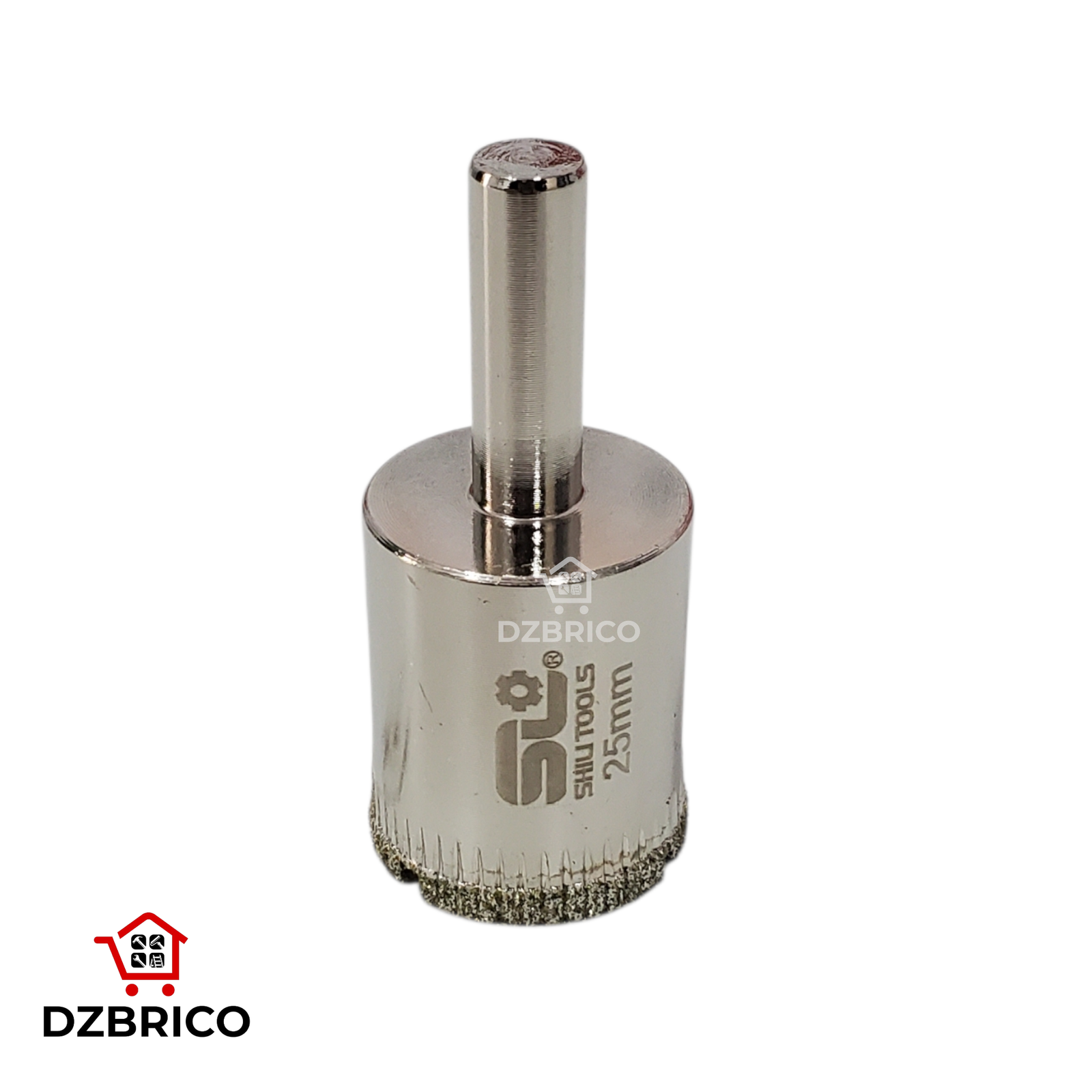 Trépan , Scie Cloche  diamant 25mm pour verre carreaux céramique marbre roche porcelain
