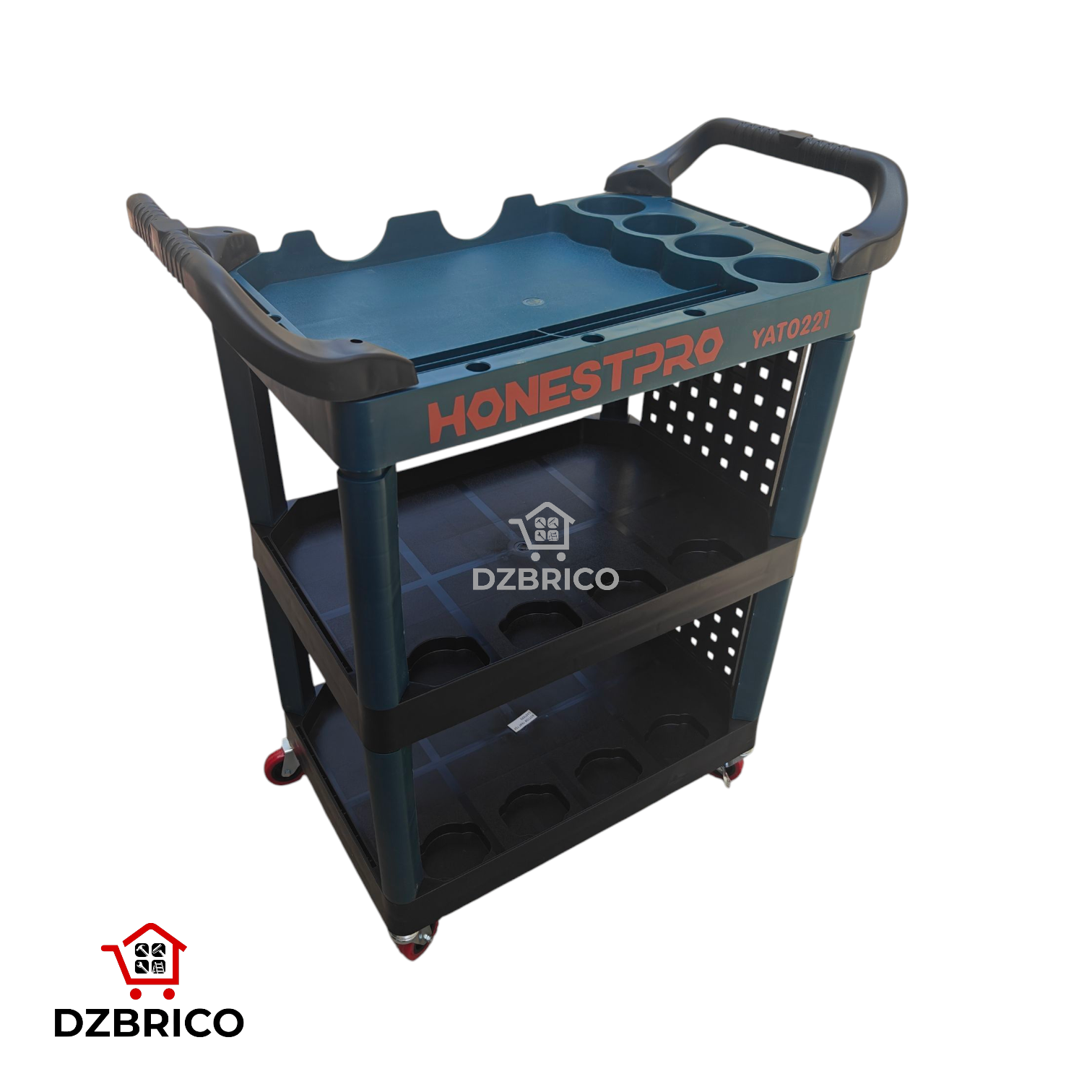 Servante chariot en plastique Dur HONESTPRO