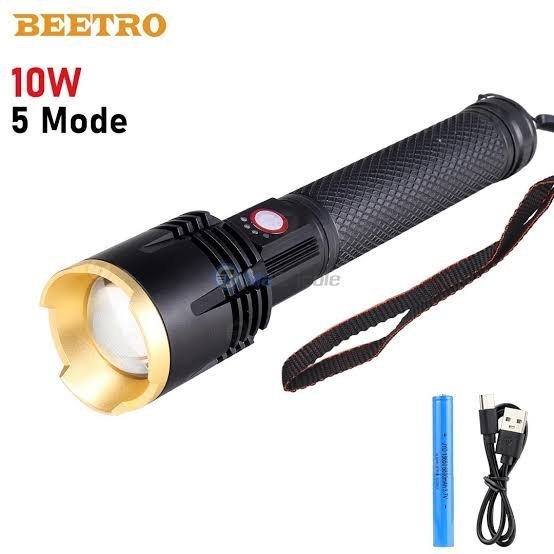 Lampe Torche Rechargeable Avec 5 Modes D'éclairage LA282 BEETRO