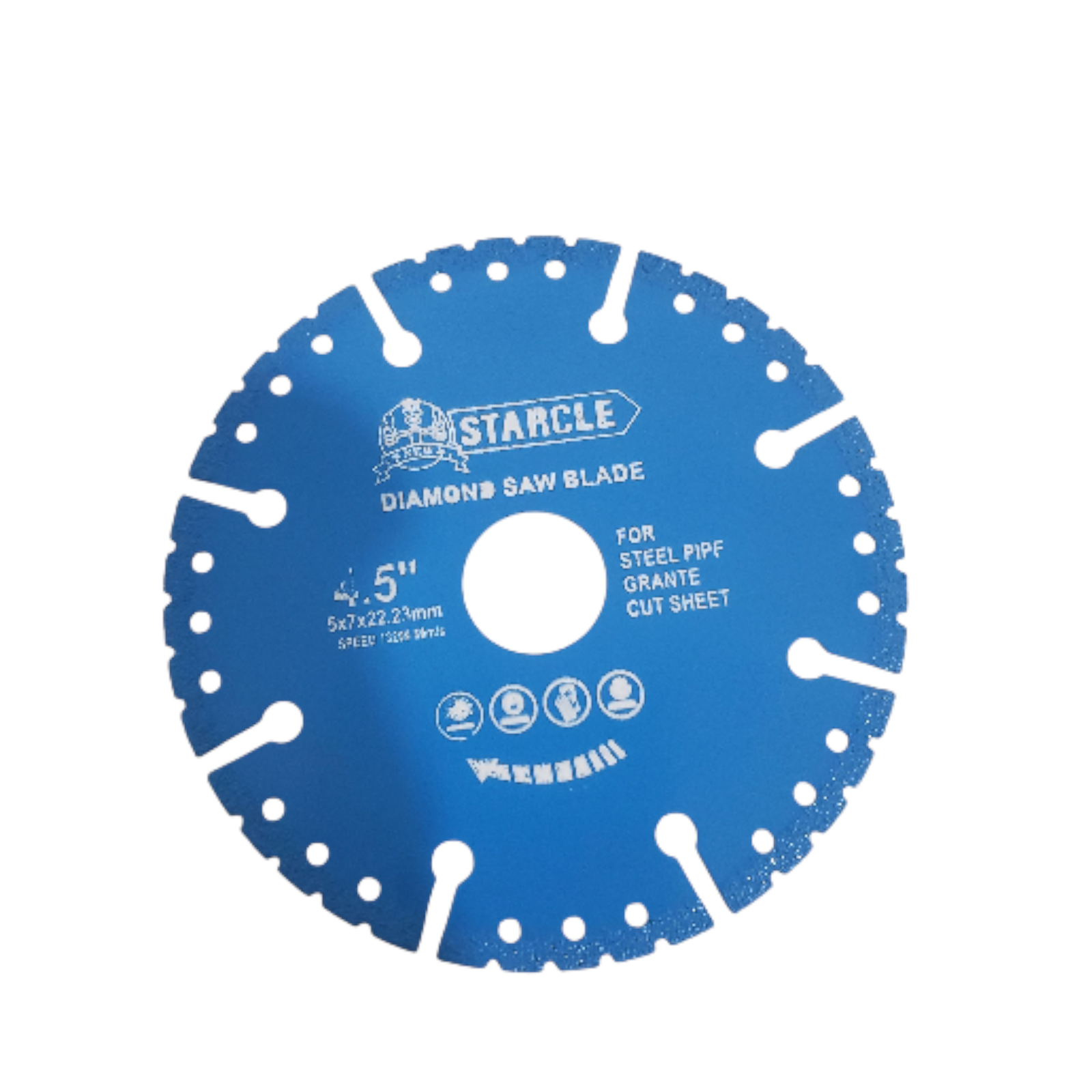 disque multi-coupe diamantée de 115 mm pour métaux ferreux et fibre de verre