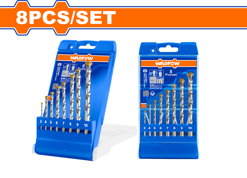 Jeux de meche Beton perceuse 8 Pieces WADFOW