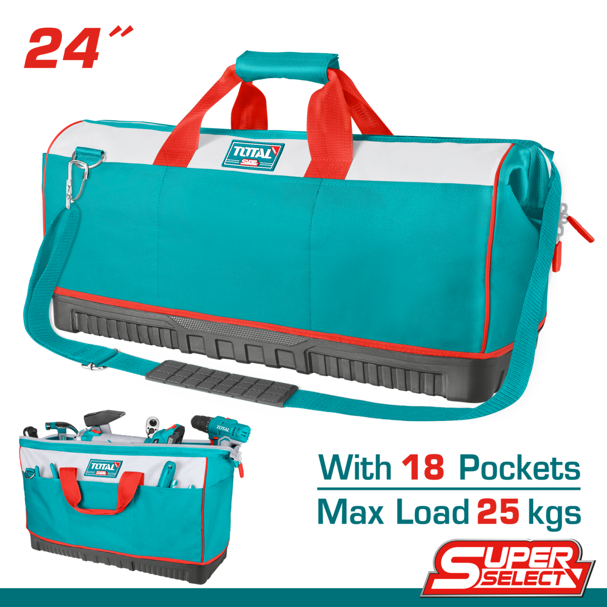 Sac à outils 60cm (24") TOTAL