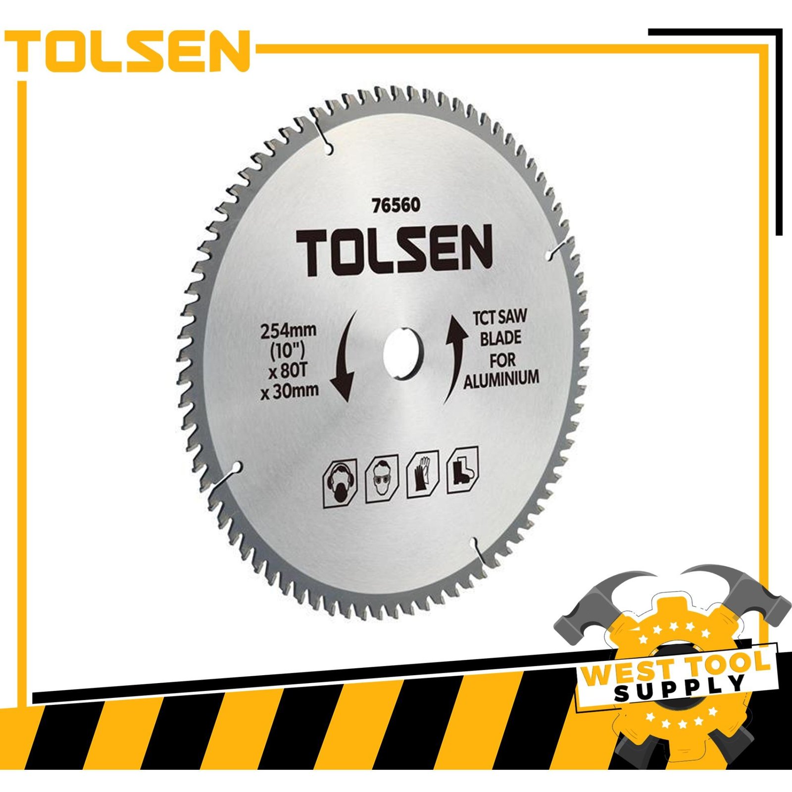 Disque Alluminium PRO 254mm TOLSEN