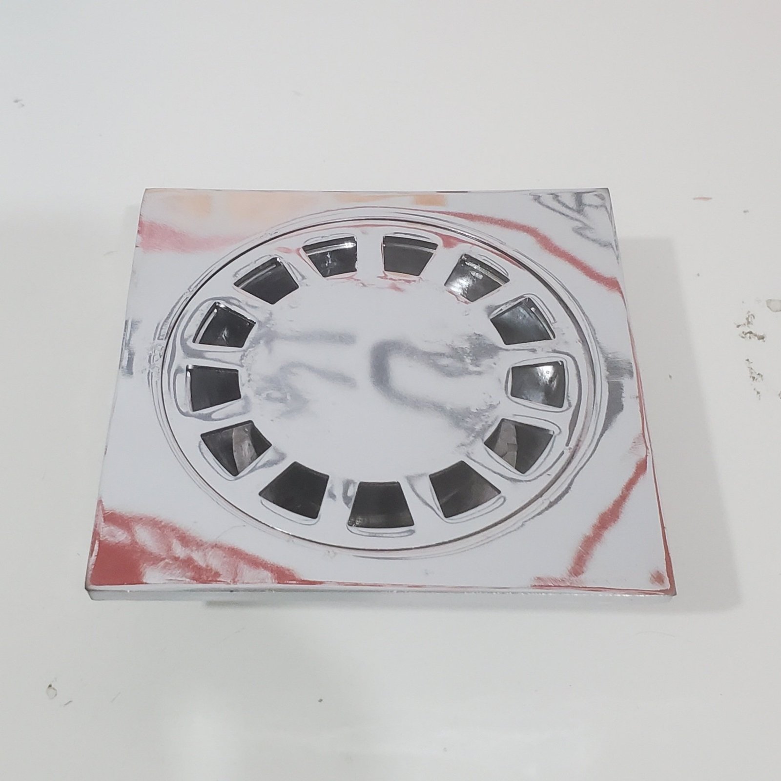 siphon de sol carré 10×10cm