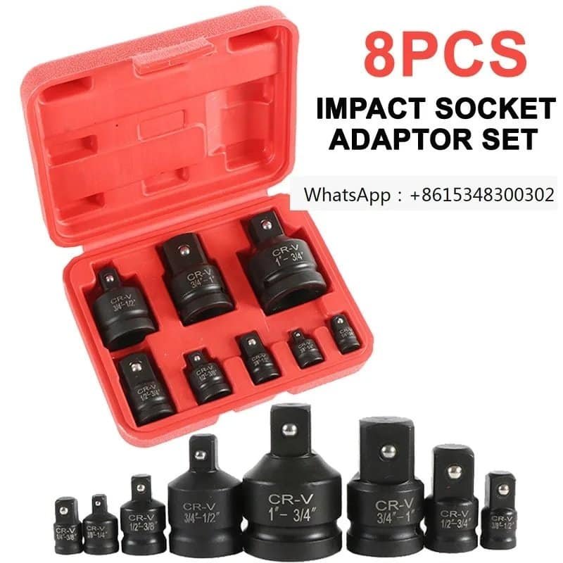 coffret Kit Adaptateur Douille A Choc 8 Pièces