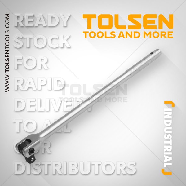Barre d'extension a tete pivotante 1/2×18″ (460mm) TOLSEN