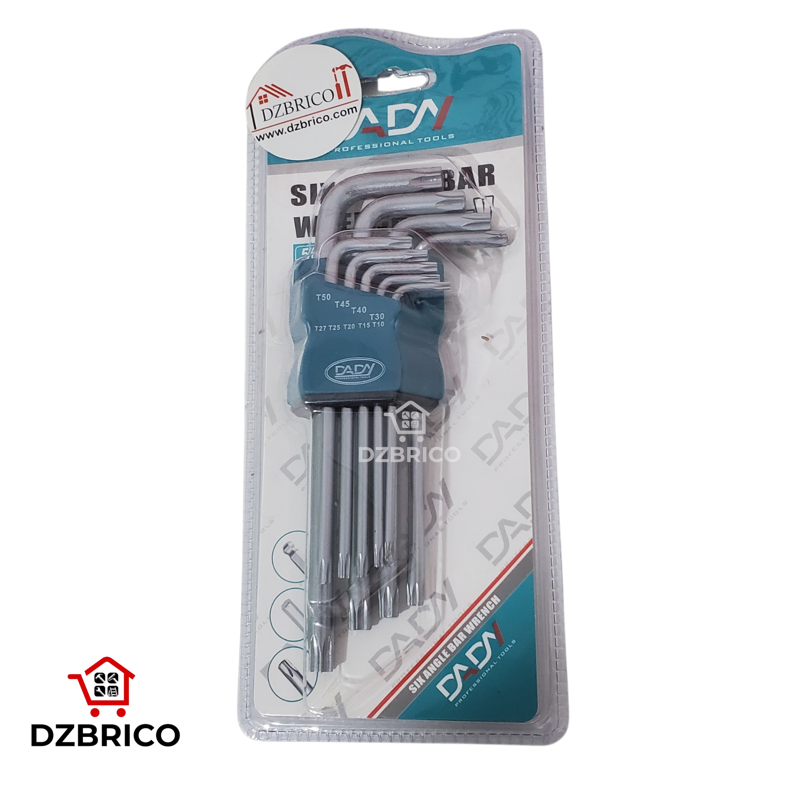 Jeu de 9 Clé Torx T10-T50 DADY