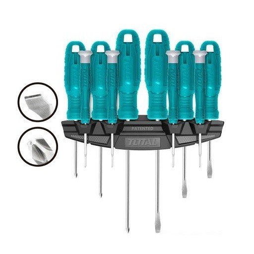 kit de 10 tournevis  de précision TOTAL