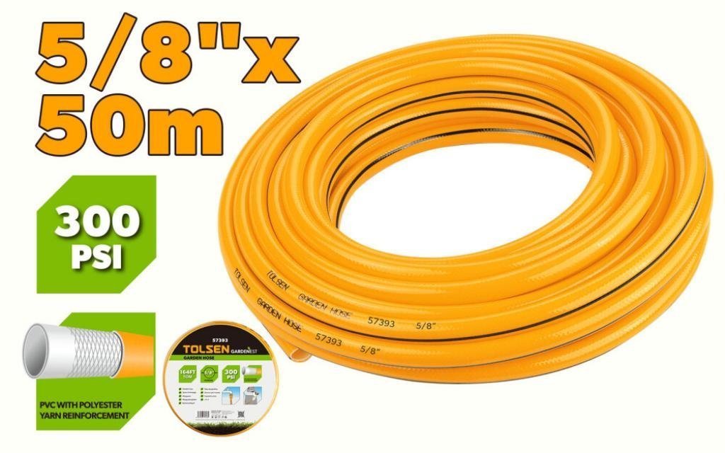 Tuyau De Jardin 50M TOLSEN