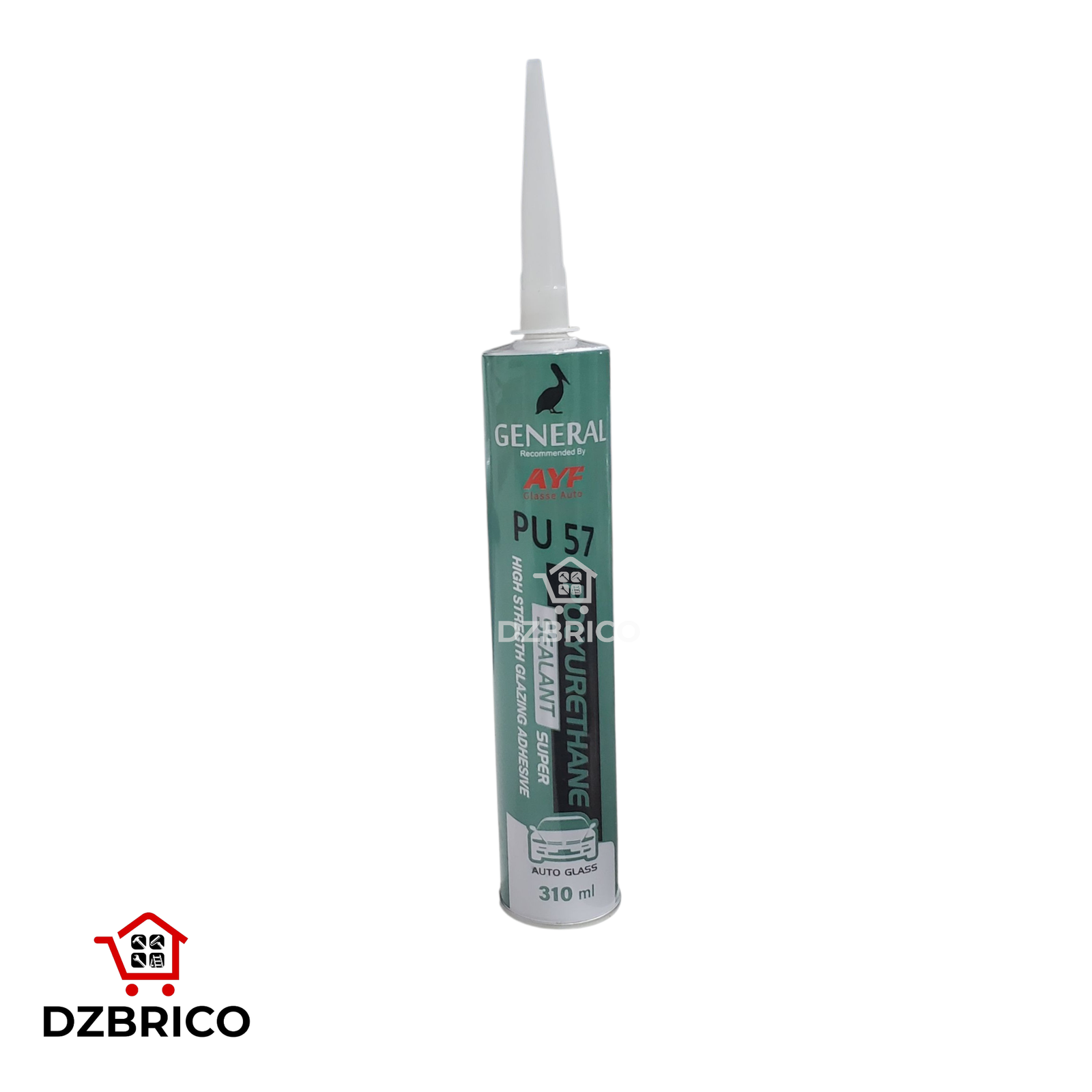 Colle bare-brise 310ml , PU57, pour collage et l'étanchéité des vitres automobiles