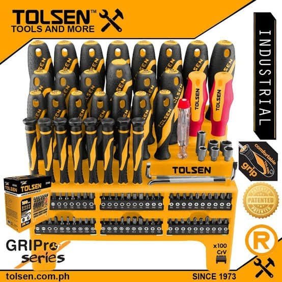 Kit Jeux De Tournevis 100 Pièces TOLSEN