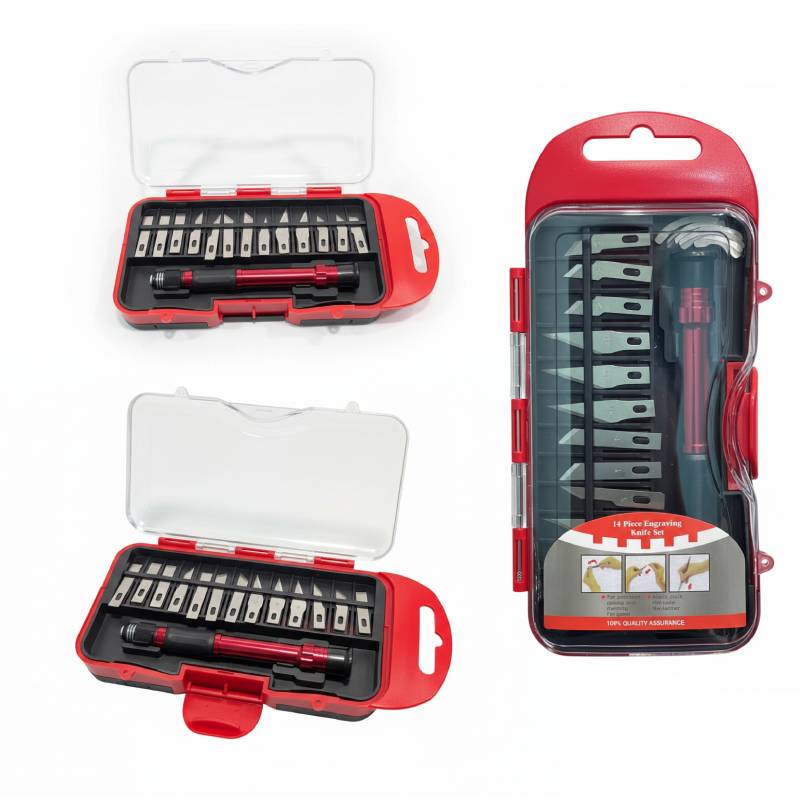Boite kit de cutter sculpture 14 Pcs