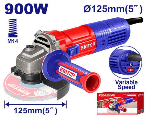Tronconeuse meuleuse d'angle 125mm 900w EMTOP