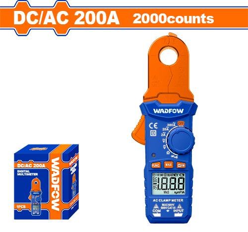 Pince multimetre AC/DC 200A 2000P WADFOW