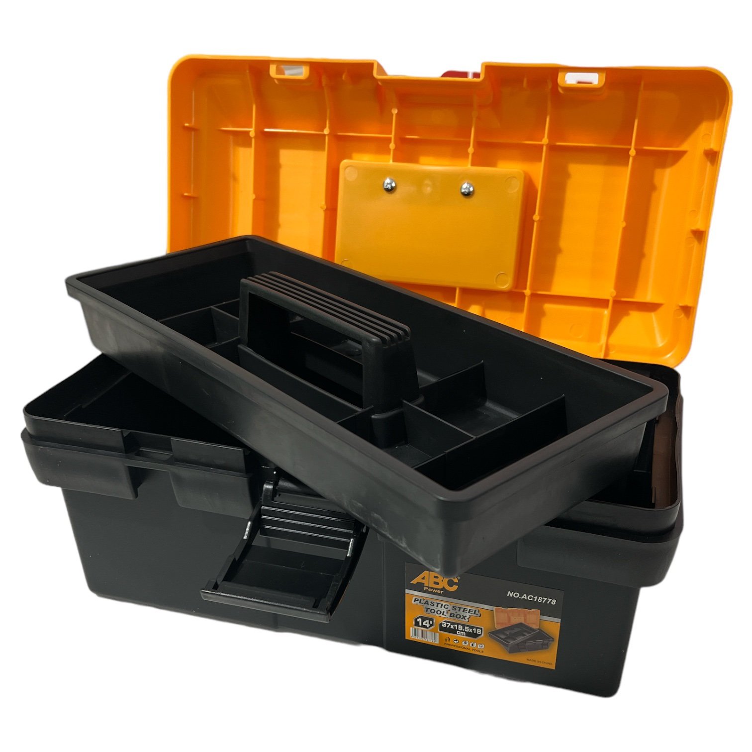 Caisse A Outils 14" 37x19.5x18cm ABC