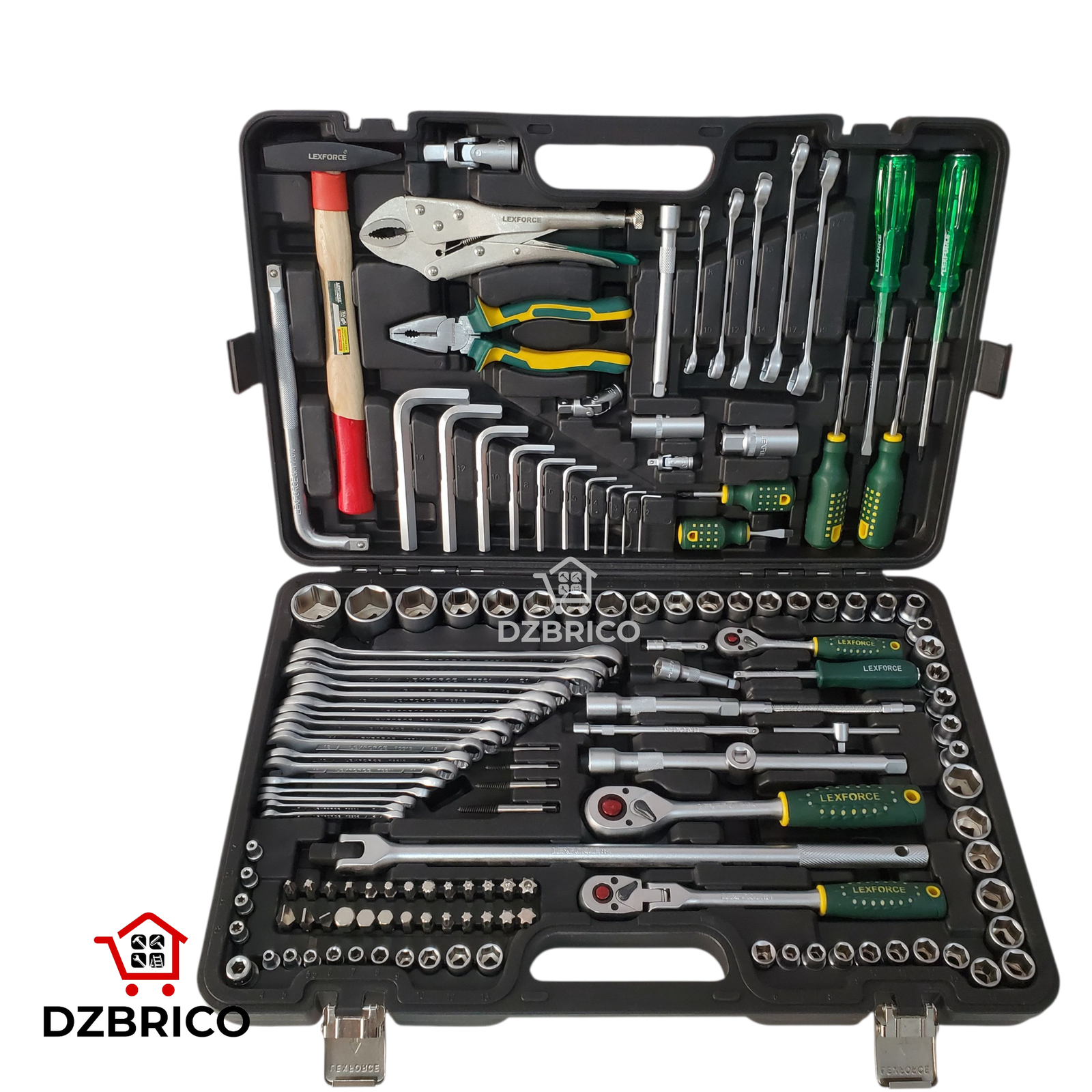 Coffret outillage cliquets et douilles  142+4 pièces