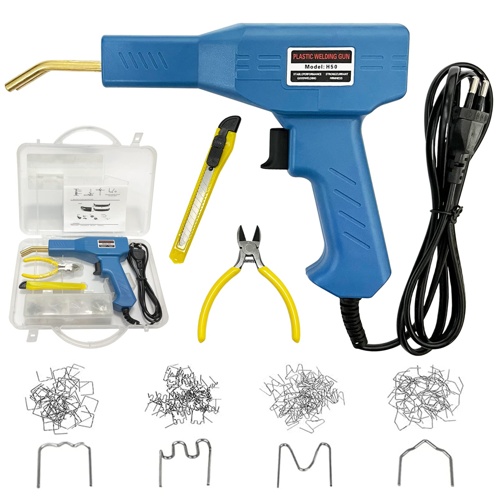 Kit Pistolet Reparation Plastique Auto ,Pare Choc pistolet