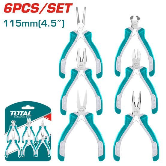 Kit jeux de 6 mini Pinces TOTAL