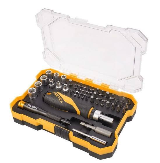 Coffret Kit D’embouts et douilles 56 Pièces TOLSEN