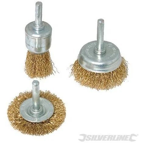Jeux de 3pcs brosses perceuse